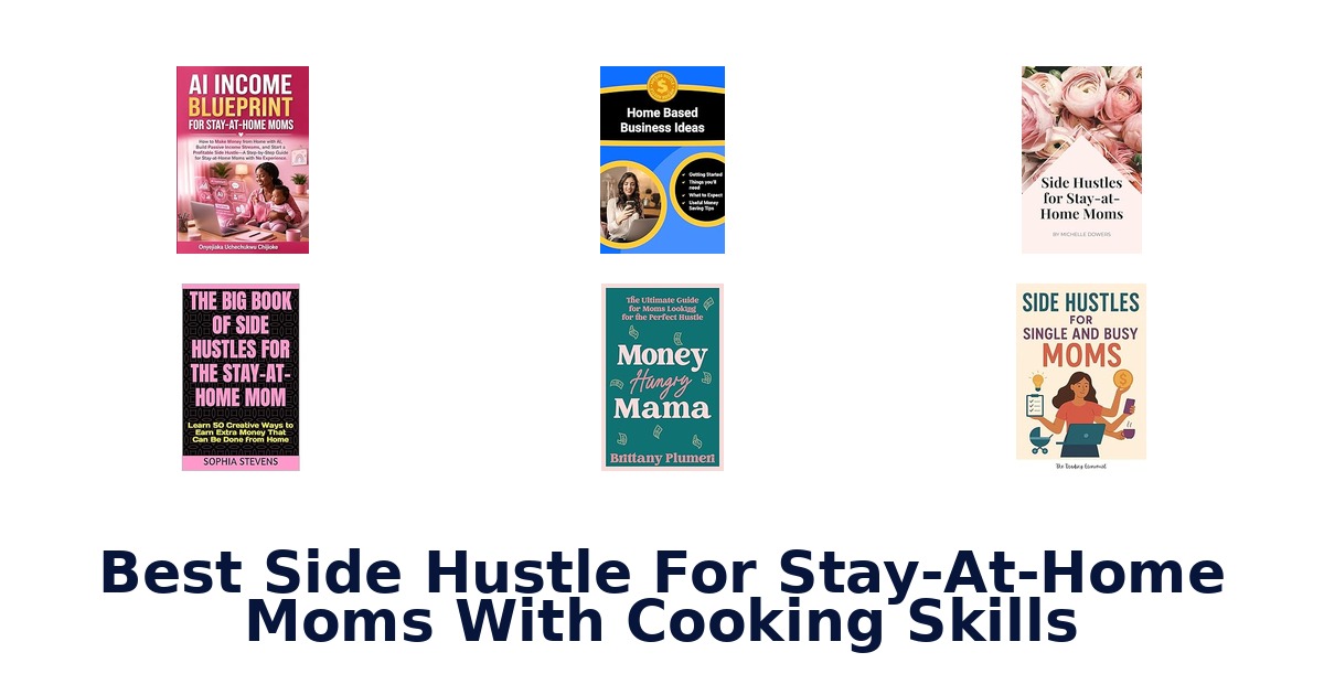 best side hustle for stay-at-home moms with cooking skills