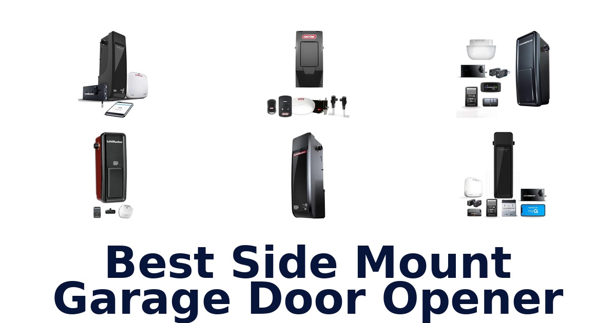 best side mount garage door opener