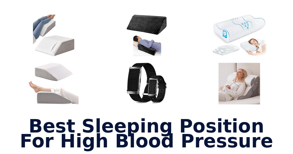 best sleeping position for high blood pressure