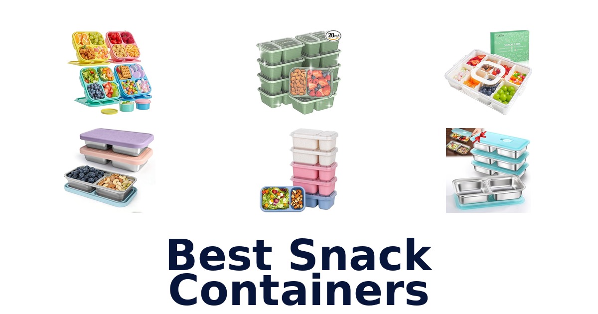 best snack containers