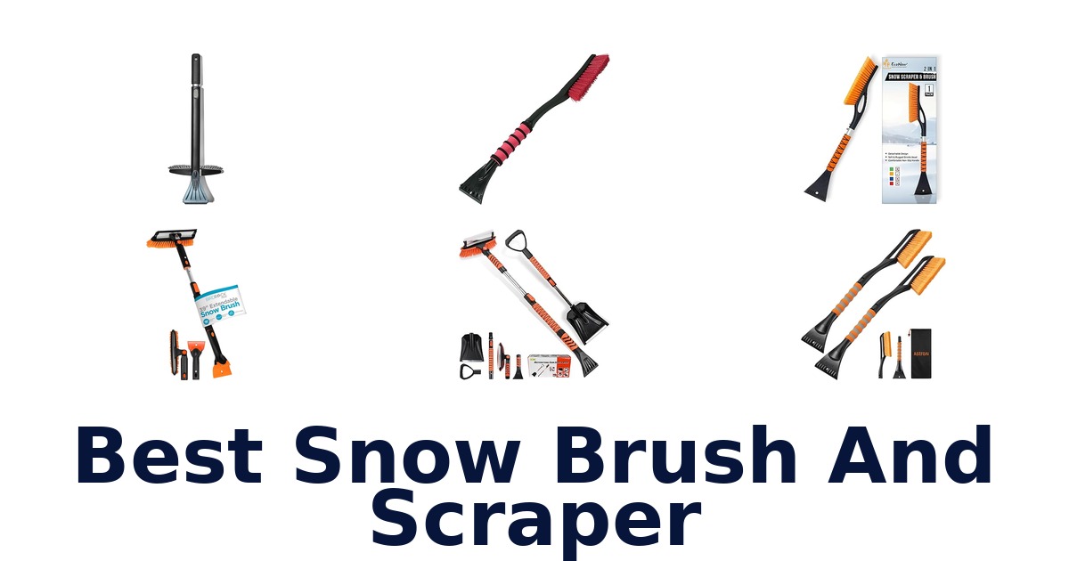 best snow brush and scraper