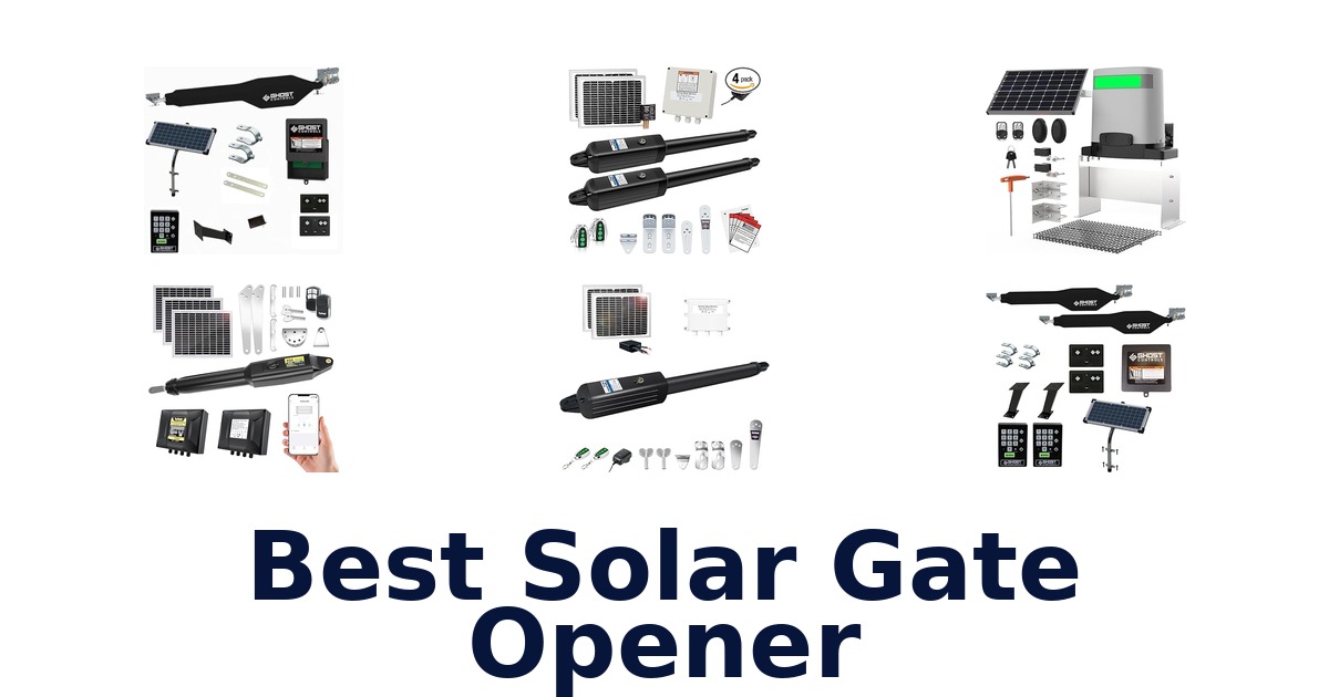 best solar gate opener