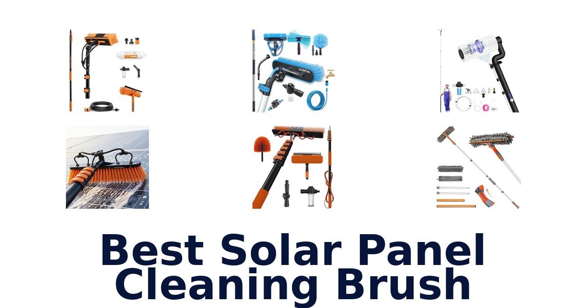 best solar panel cleaning brush