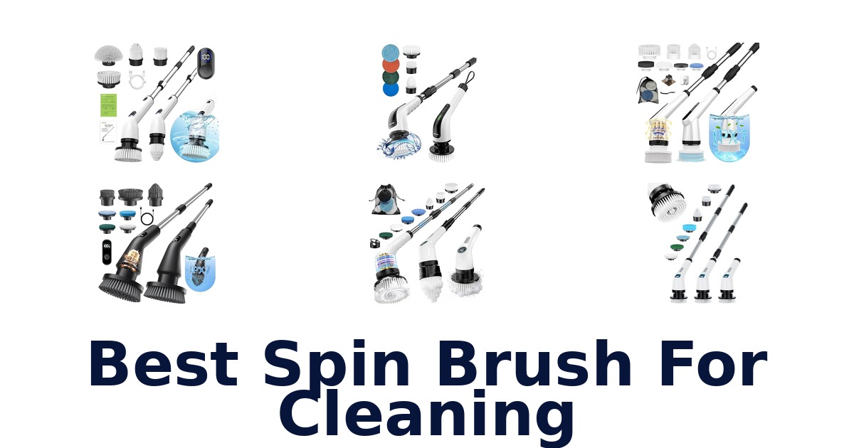 best spin brush for cleaning