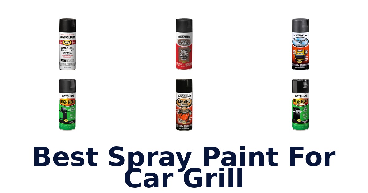 best spray paint for car grill