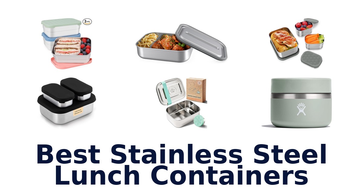 best stainless steel lunch containers
