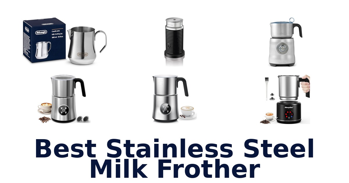 best stainless steel milk frother