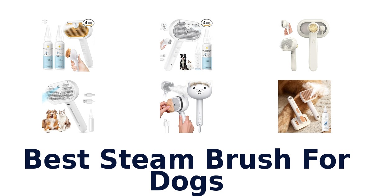 best steam brush for dogs