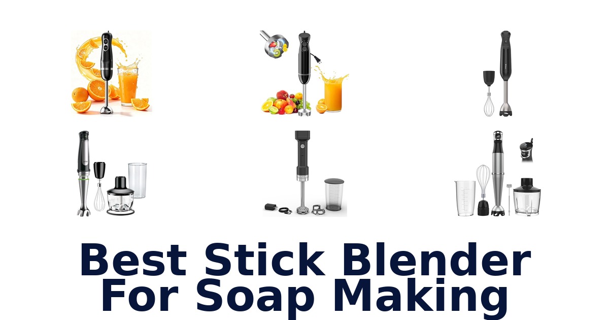 best stick blender for soap making