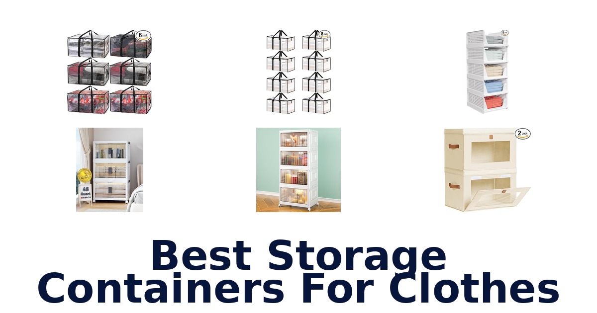 best storage containers for clothes