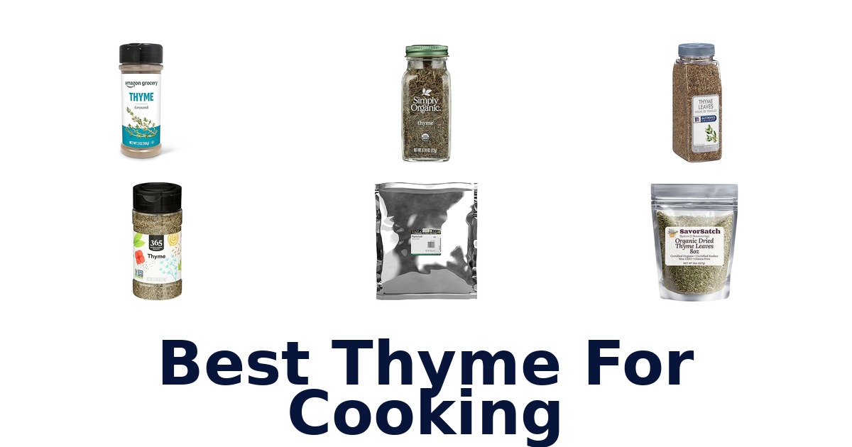 best thyme for cooking
