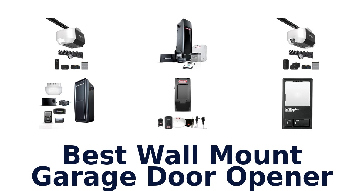 best wall mount garage door opener