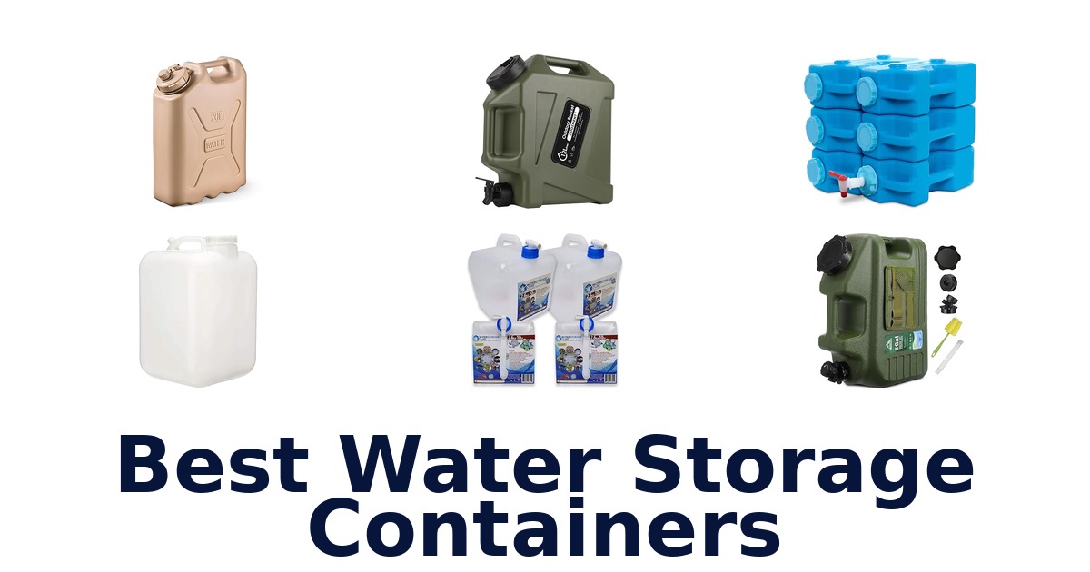 best water storage containers
