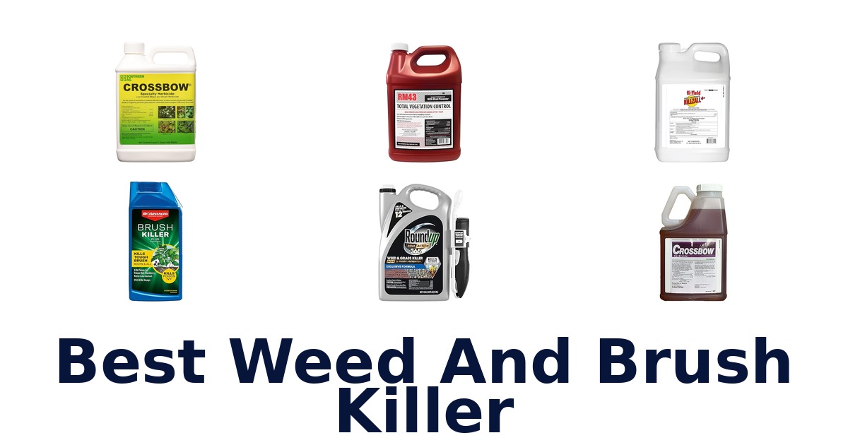 best weed and brush killer