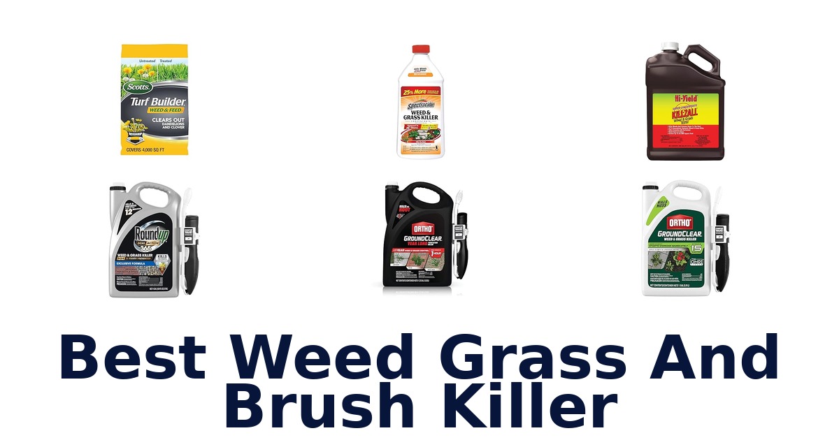 best weed grass and brush killer