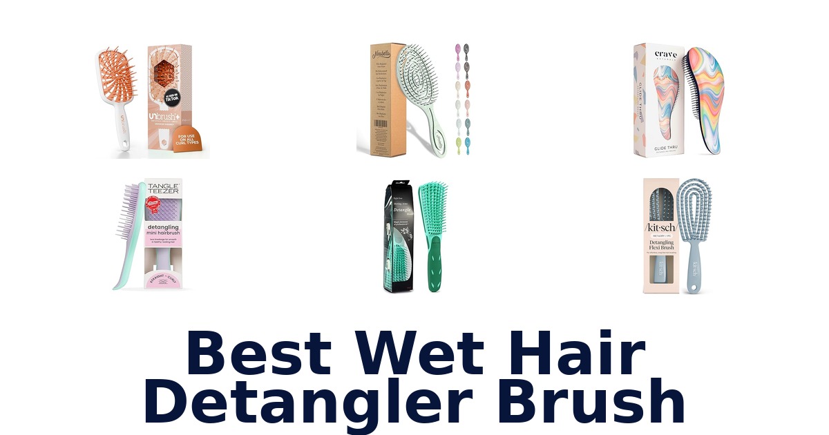 best wet hair detangler brush