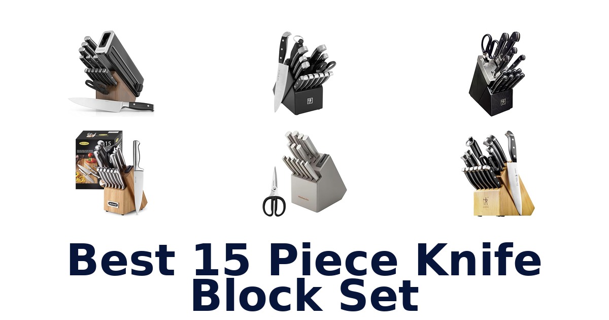best 15 piece knife block set
