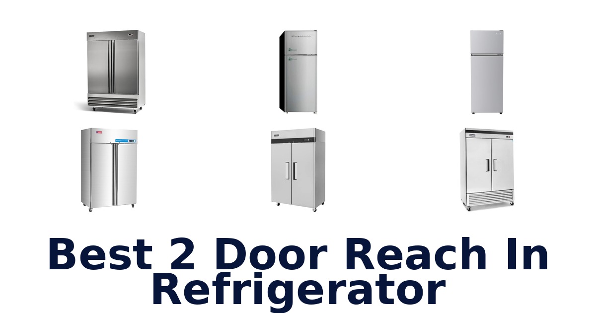 best 2 door reach in refrigerator
