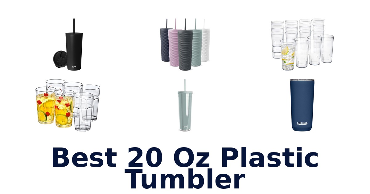 best 20 oz plastic tumbler