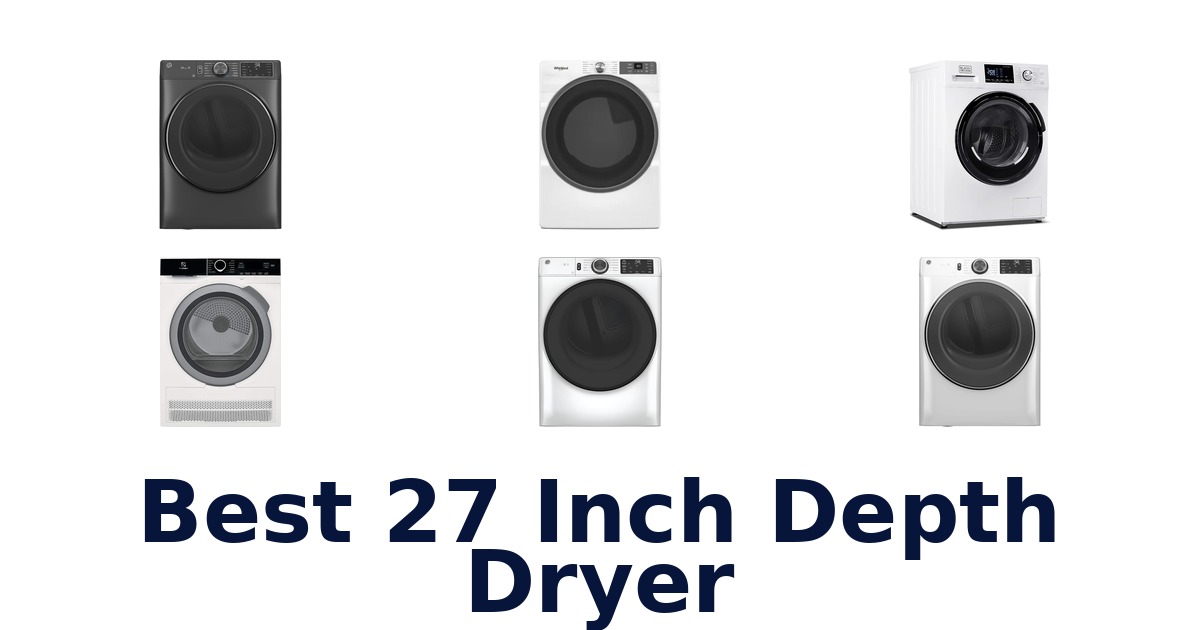 best 27 inch depth dryer