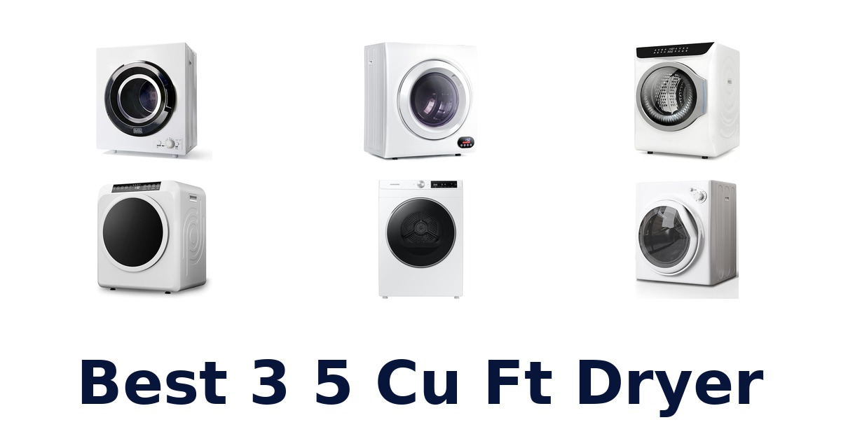 best 3 5 cu ft dryer