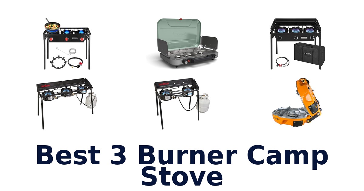 best 3 burner camp stove