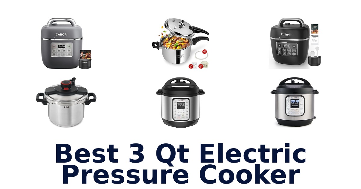 best 3 qt electric pressure cooker