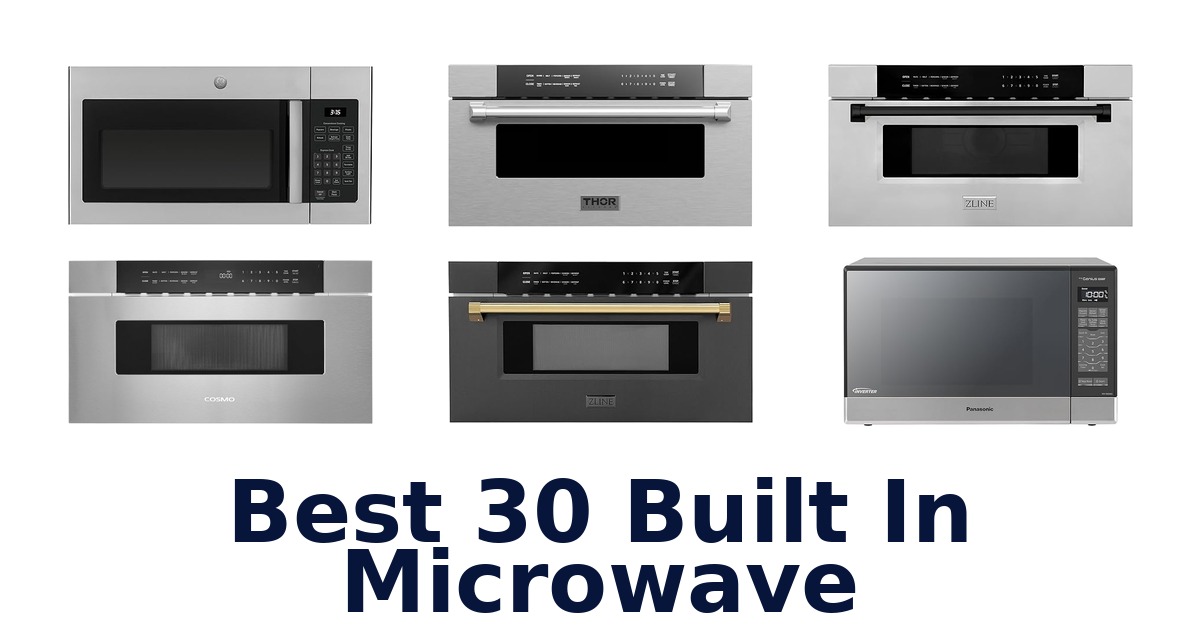 best 30 built in microwave
