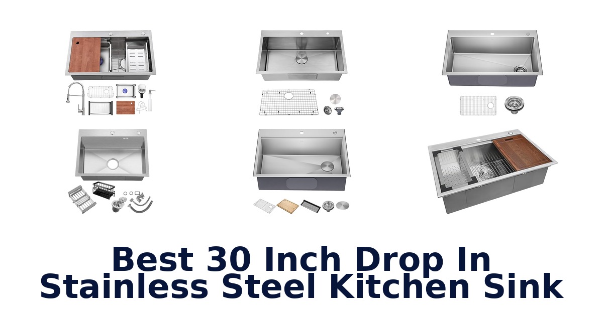 best 30 inch drop in stainless steel kitchen sink