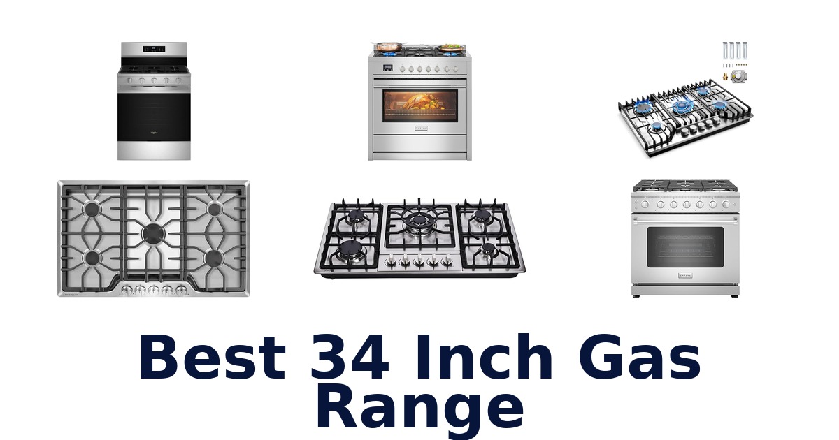 best 34 inch gas range