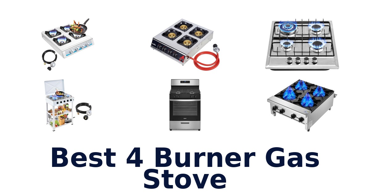 best 4 burner gas stove