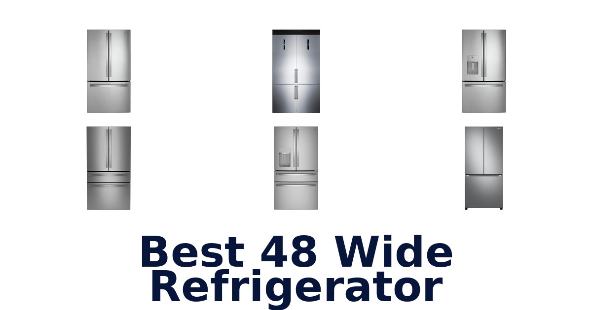 best 48 wide refrigerator
