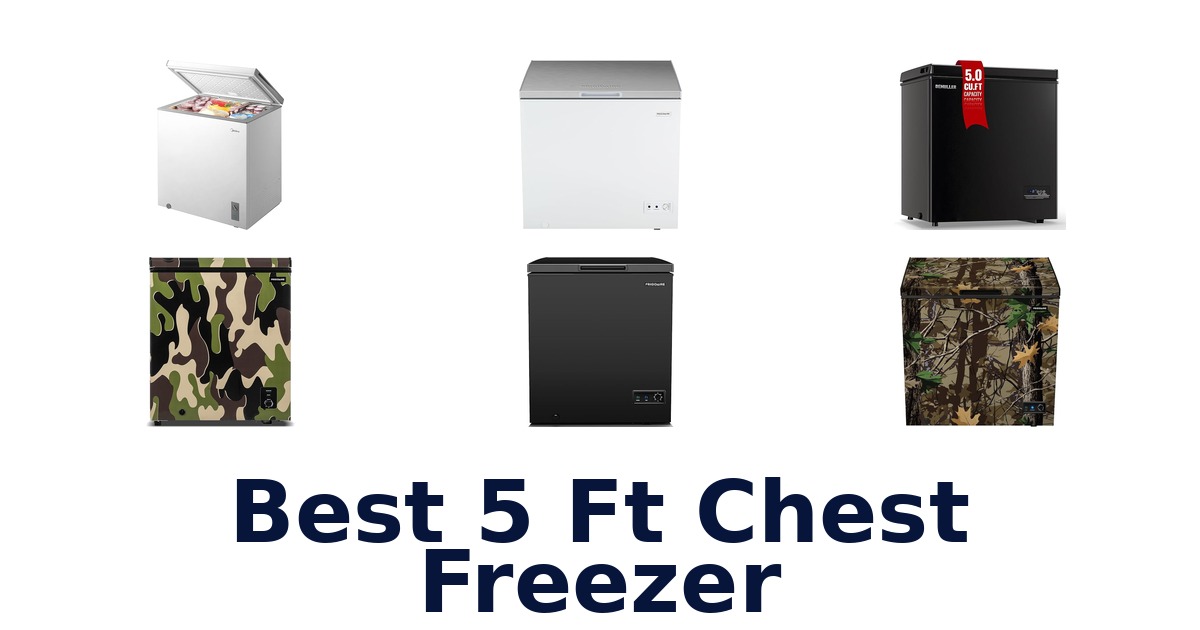 best 5 ft chest freezer