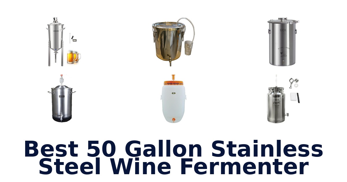best 50 gallon stainless steel wine fermenter