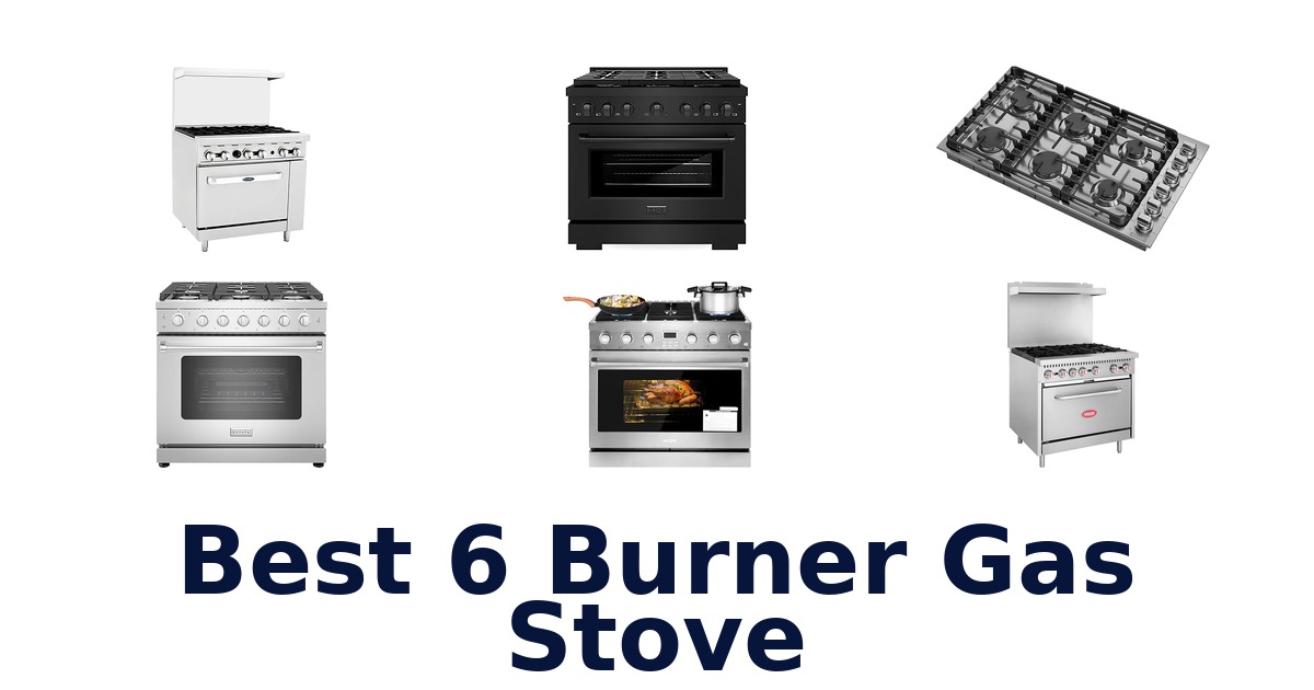 best 6 burner gas stove