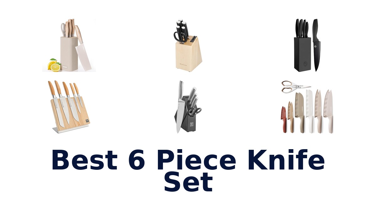 best 6 piece knife set