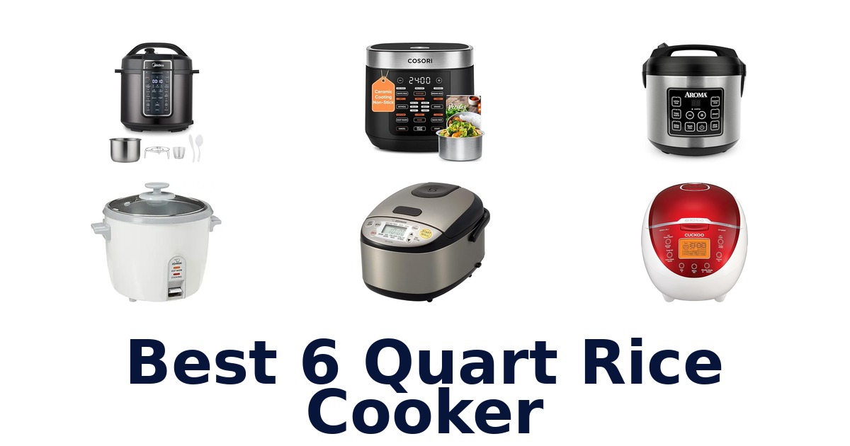 best 6 quart rice cooker