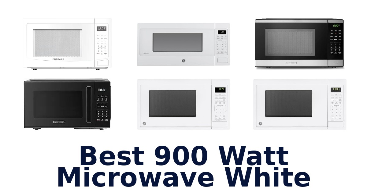 best 900 watt microwave white