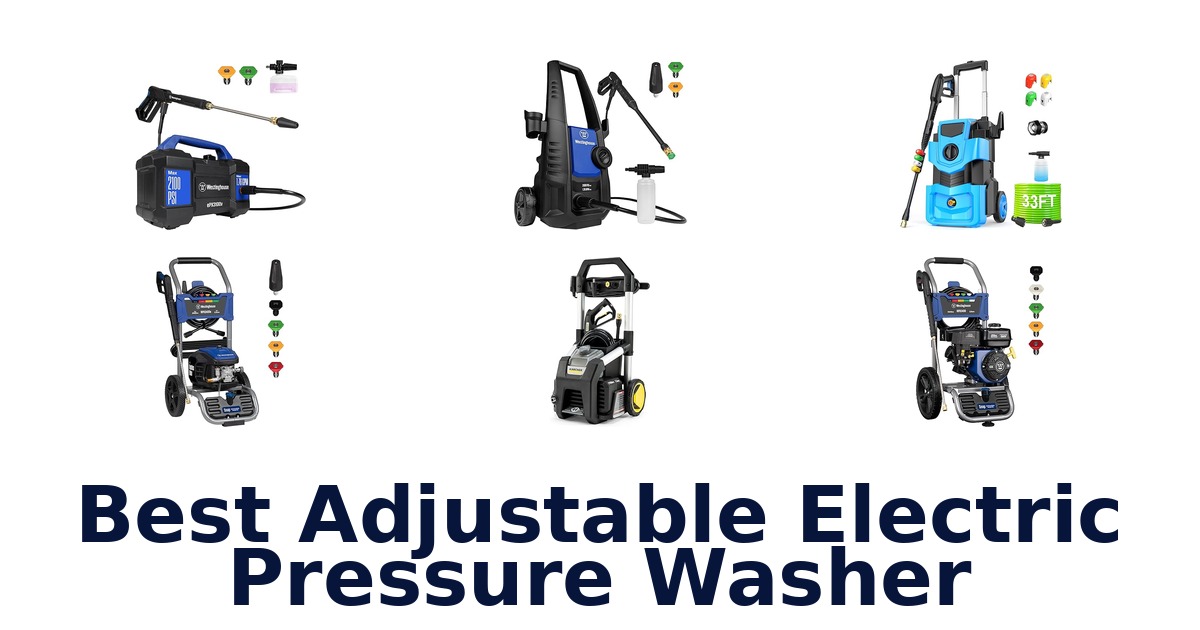 best adjustable electric pressure washer