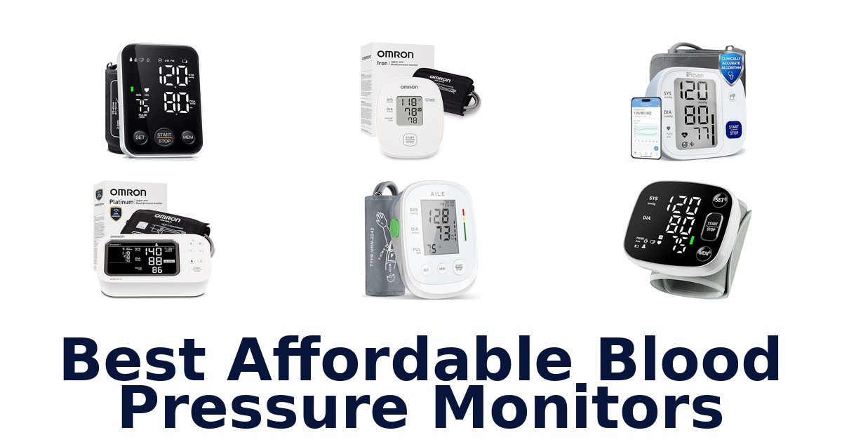 best affordable blood pressure monitors
