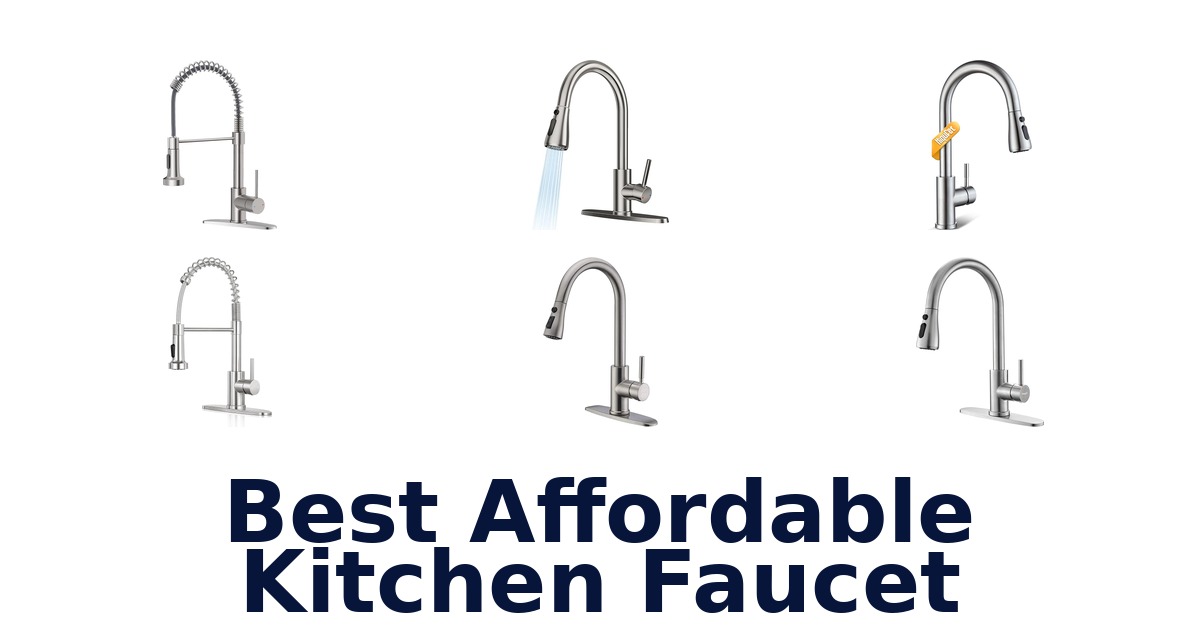 best affordable kitchen faucet