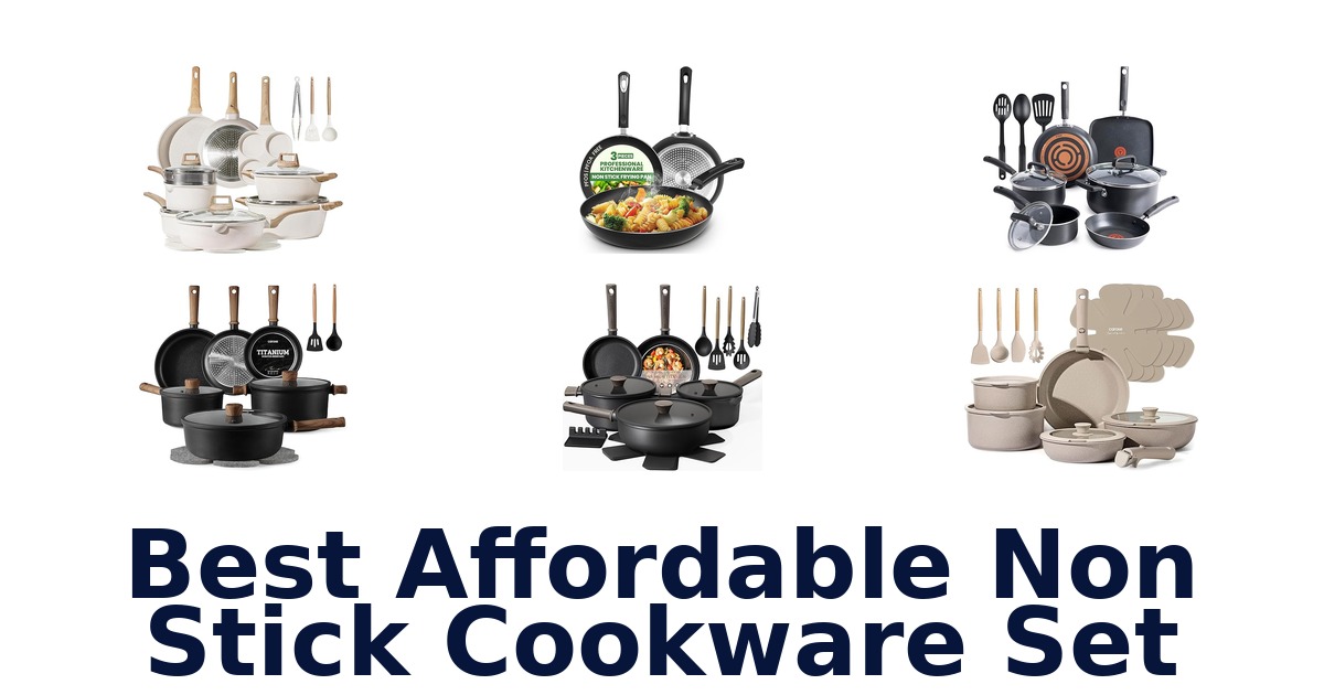 best affordable non stick cookware set