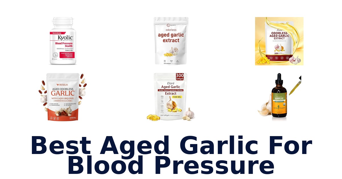 best aged garlic for blood pressure
