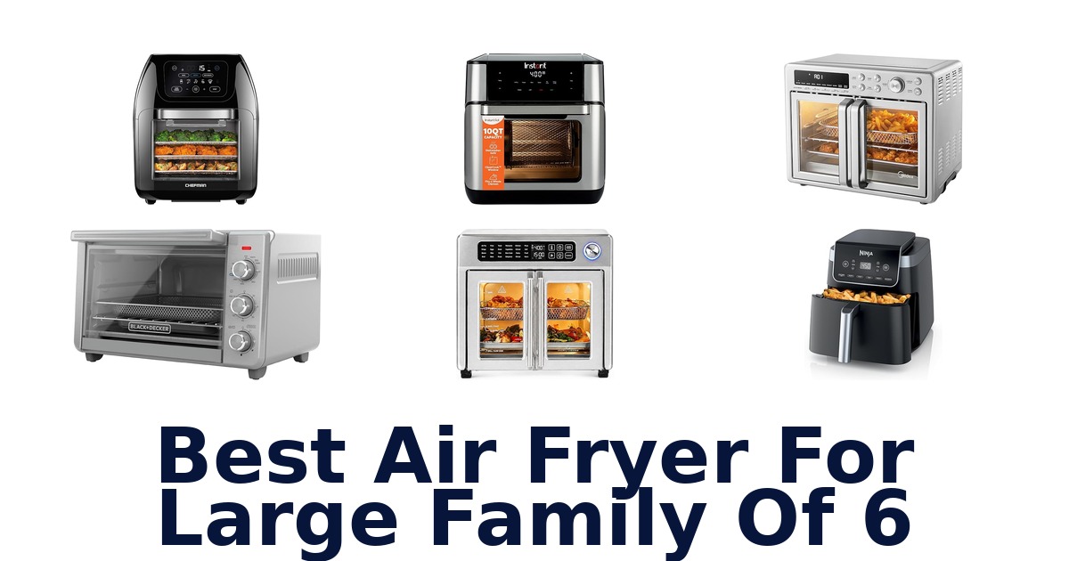 best air fryer for large family of 6