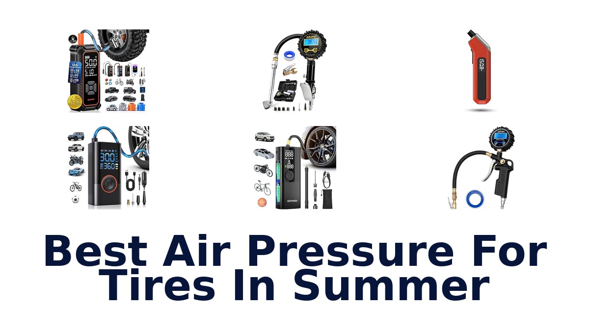 best air pressure for tires in summer