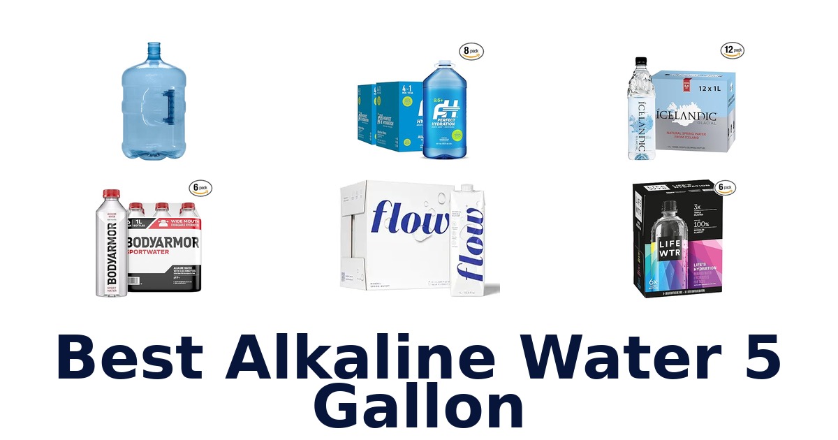 best alkaline water 5 gallon