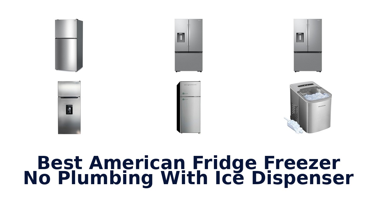 best american fridge freezer no plumbing with ice dispenser