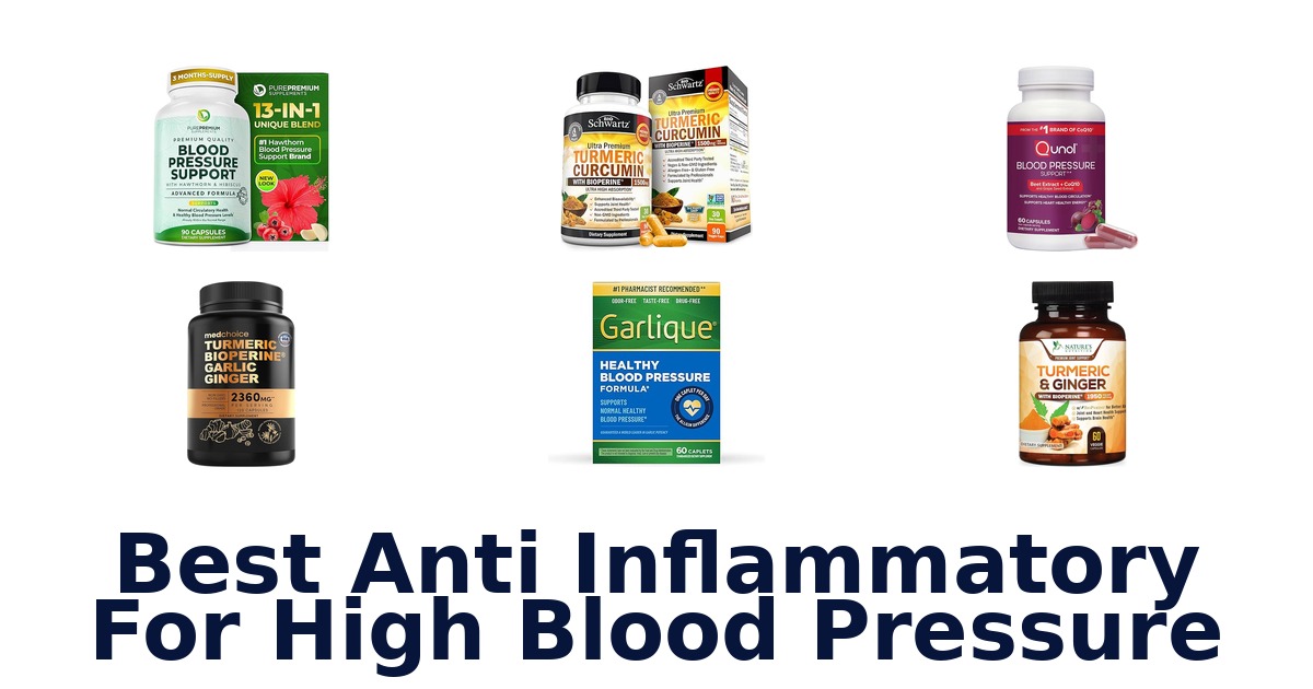 best anti inflammatory for high blood pressure