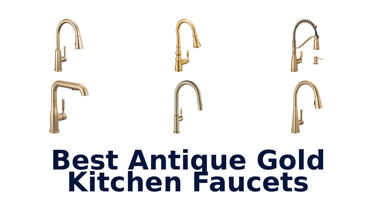 best antique gold kitchen faucets