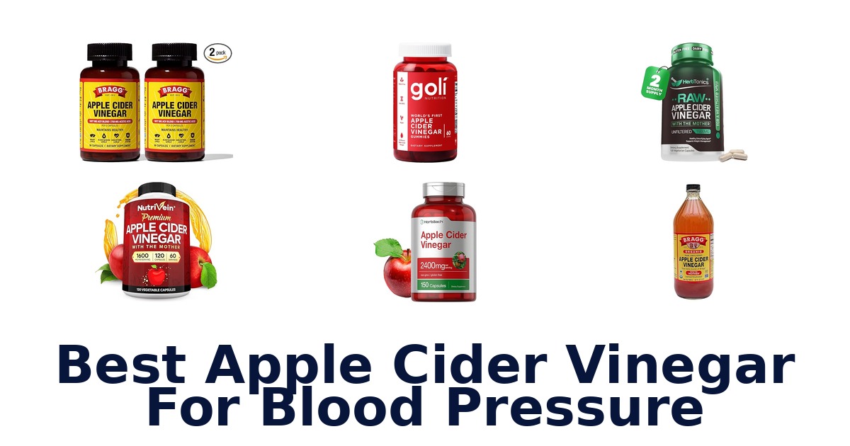 best apple cider vinegar for blood pressure